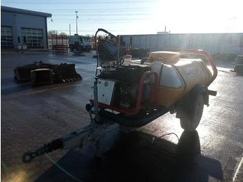  Brendon Bowsers Single Axle Plastic Water Bowser, Yanmar Pressure Washer - Hogedrukreiniger