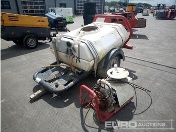  Brendon Bowsers Single Axle Plastic Water Bowser, Yanmar Pressure Washer (Spares) - Hogedrukreiniger