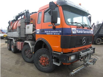 Mercedes-Benz 3335 / 8X4 Saug u.Spühlkombi Wasserrückgewinnung - Gemeentelijke machine/ Speciaal