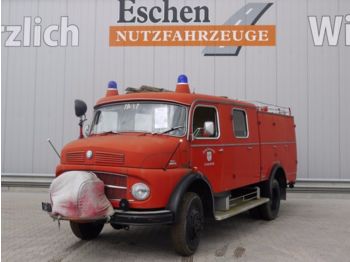 Brandweerwagen Mercedes-Benz 710 Feuerlöscher, 4x4, 18.000 km, Einbaupumpe: afbeelding 1