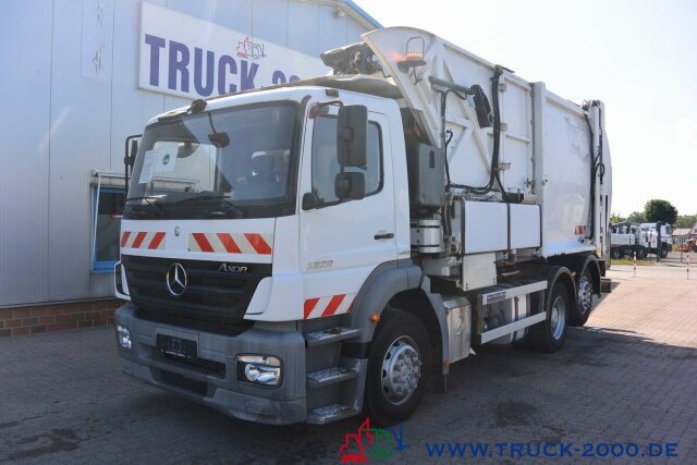 Vuilniswagen voor het vervoer van afval Mercedes-Benz Axor 2529 Faun Überkopf Frontlader 25 m³ 1.Hand: afbeelding 12