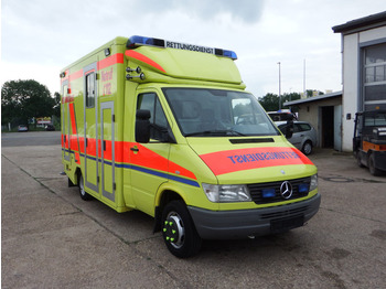Ambulance Mercedes-Benz Sprinter 412 D RTW - KLIMA - Krankenwagen: afbeelding 1