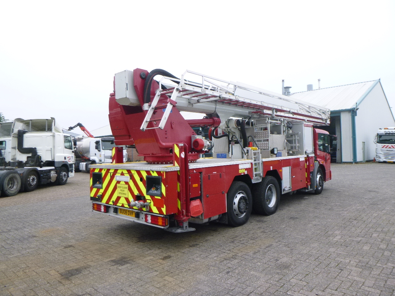 Brandweerwagen Mercedes Econic 6x2 RHD Magirus ALP325 fire truck: afbeelding 3