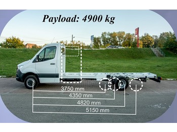 Nieuw Waardetransport Mercedes Sprinter Maxi 7440 kg, 4900 kg payload: afbeelding 1