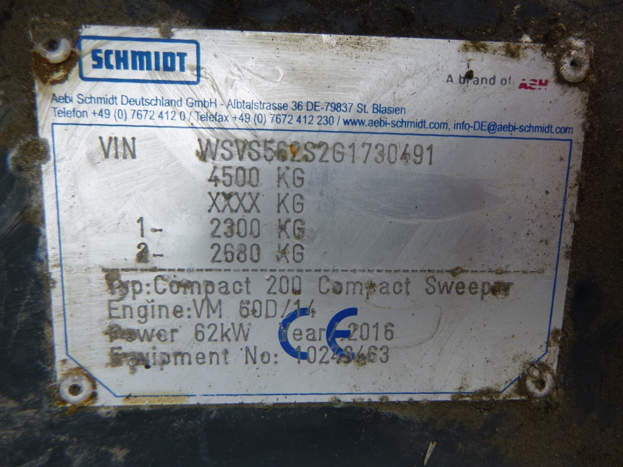 Vacuümwagen Schmidt Compact 200 street sweeper: afbeelding 17