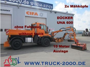 UNIMOG Dücker UNA600 Böschungsmäher 2 Mähköpfe-15 Meter - Gemeentelijke machine/ Speciaal