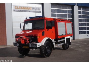 Brandweerwagen Unimog U 1350 L Brandweer Hogedruk Rosenbauer opbouw: afbeelding 1