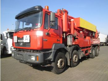 Vacuümwagen MAN 35 403 8X4 Muller Vacuum + Pressure