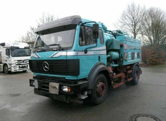 Vacuümwagen Mercedes-Benz ASSMANN SAUG SPÜL A3 TANK +KOMBIFZ f. Diesel/ Heizöl