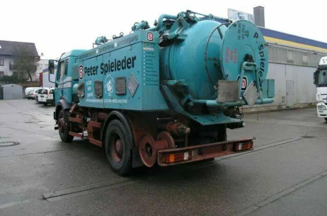 Vacuümwagen Mercedes-Benz ASSMANN SAUG SPÜL A3 TANK +KOMBIFZ f. Diesel/ Heizöl