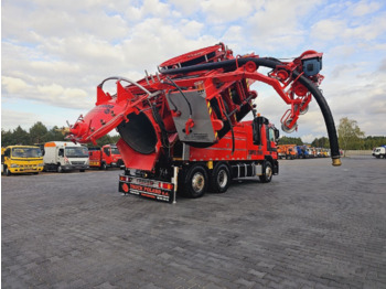 Mercedes-Benz Wiedemann SUPER 2000 6x2 WUKO RECYKLING for collecting liquid wa - Vacuümwagen