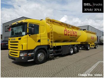 Vacuümwagen Scania R 380 LB6x2*SILO /31m3 /6 Kammern /mit Anhänger