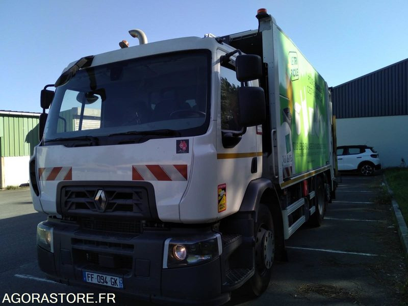 Vuilniswagen BOM 26T RENAULT - 139528km - 18M3 - 2019