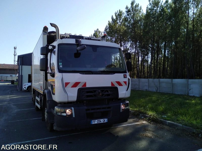 Vuilniswagen BOM 26T RENAULT - 139528km - 18M3 - 2019