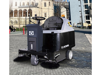 XCMG Official XGHD100 Ride on Sweeper and Scrubber Floor Sweeper Machine - Industriële veegmachine: afbeelding 2