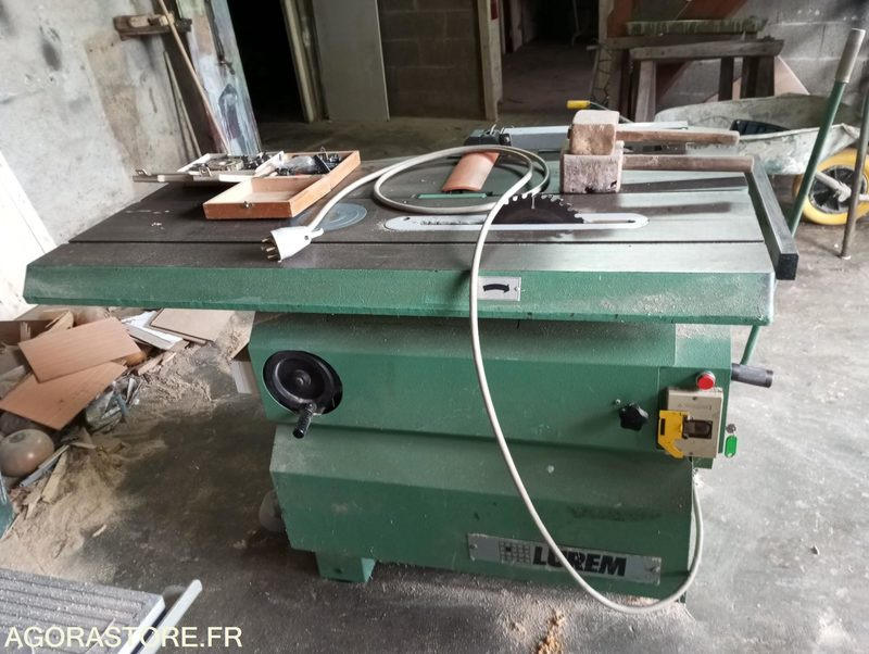 Houtbewerkingsmachine Lot Combiné LUREM C 266 et Scie à ruban DEWALT avec accessoires