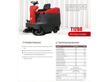 Industriële veegmachine  EP T1260