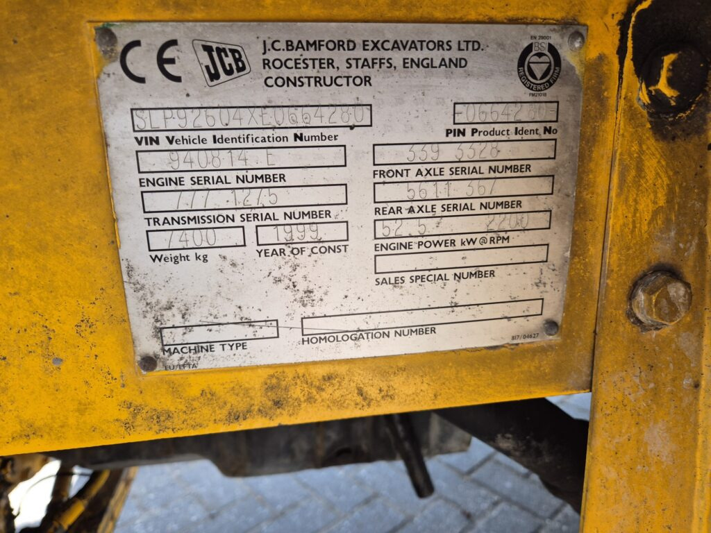 Diesel heftruck JCB 926 roughterrain forklift