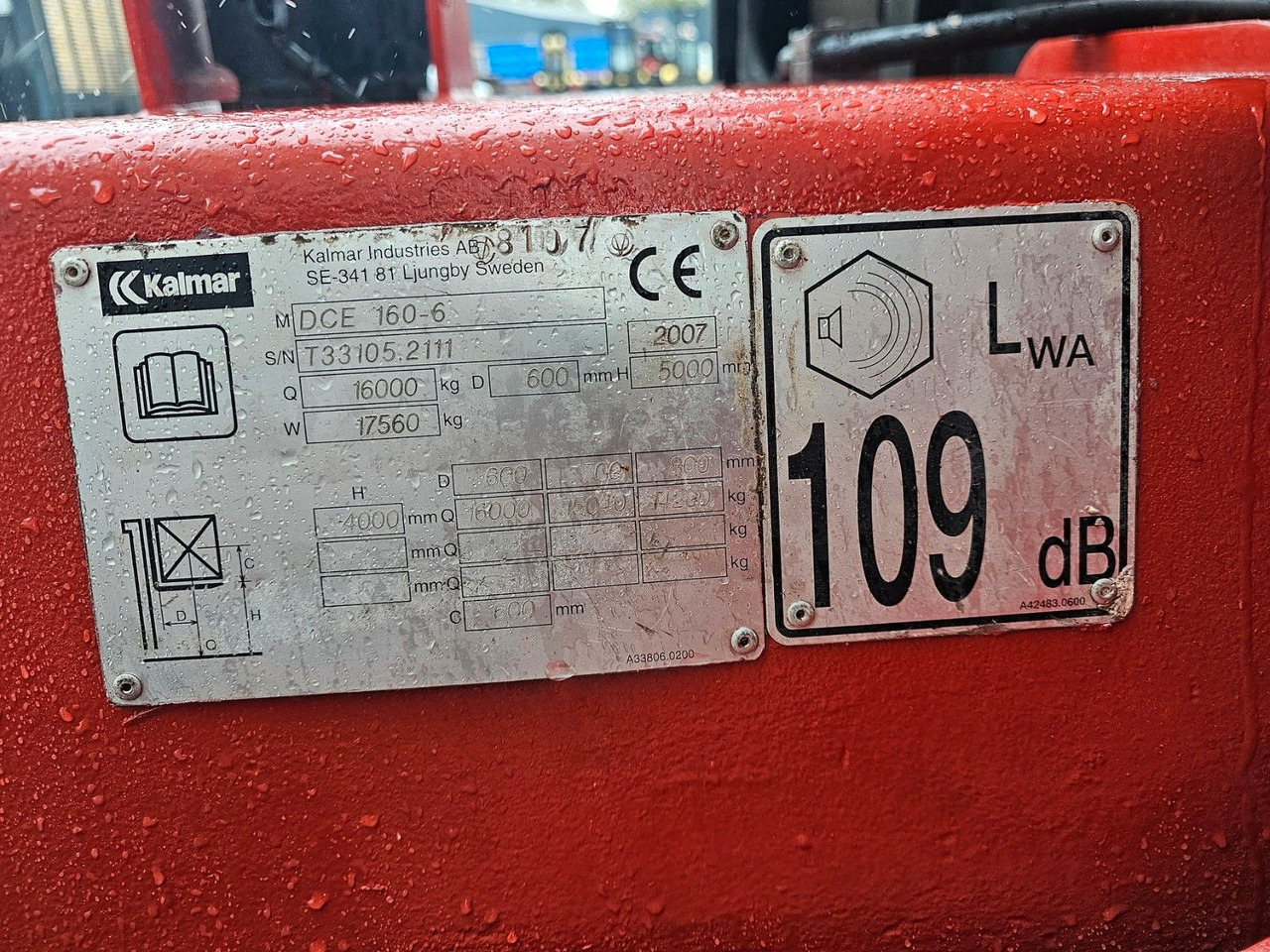 Diesel heftruck Kalmar DCE 160-6 Diesel