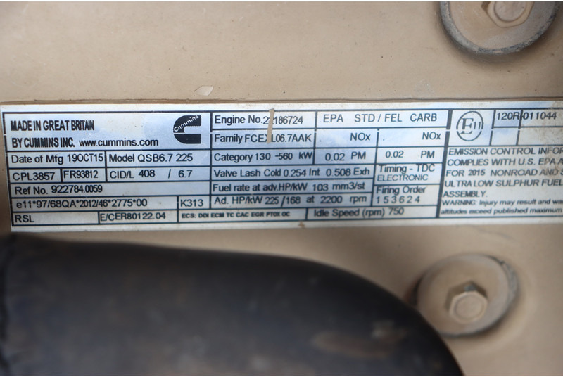 Diesel heftruck Kalmar DCG220-12LB