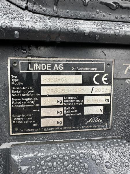 Diesel heftruck Linde H35D-04 DIESEL mit Ballenklamern
