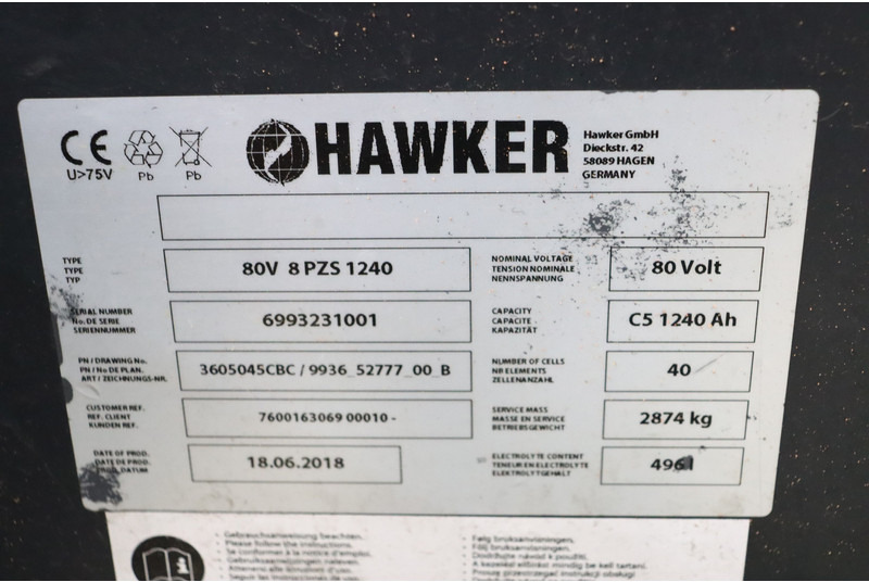 Elektrische heftruck Linde E70-01