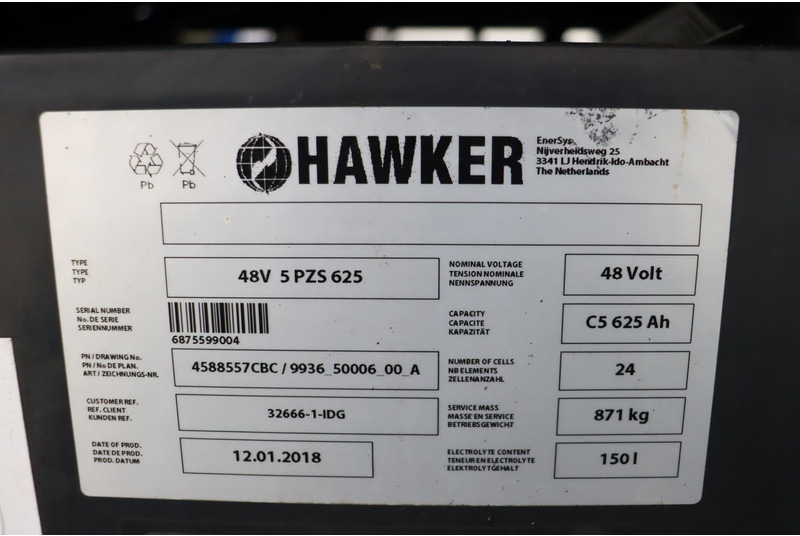Elektrische heftruck UniCarriers JA2N1L16Q