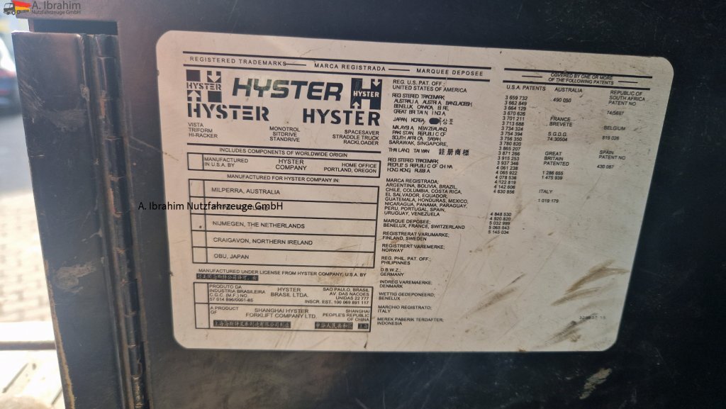 Heftruck Hyster H12.00XL 2  12t Stapler Topzustand,