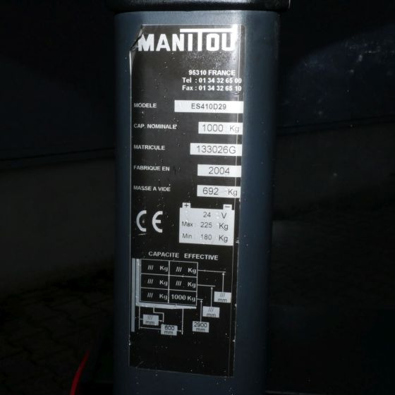 Stapelaar Manitou ES410D29: afbeelding 9