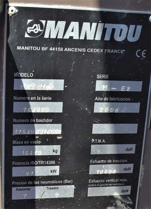 Verreiker Manitou MRT 2150 * Teleskoplader* TOPZUSTAND !: afbeelding 11