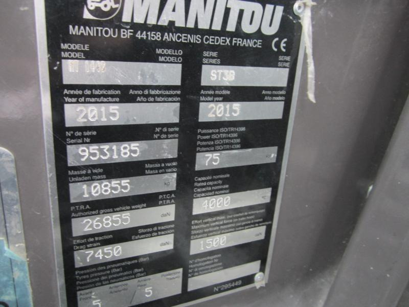 Ruw terrein heftruck Manitou MT 1440