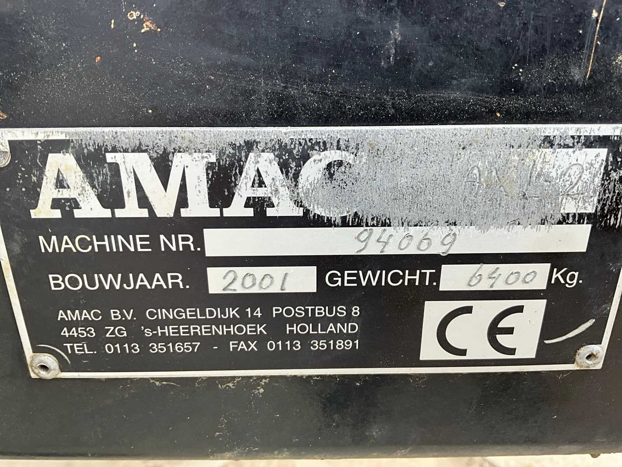 Aardappelrooier Amac AXL2