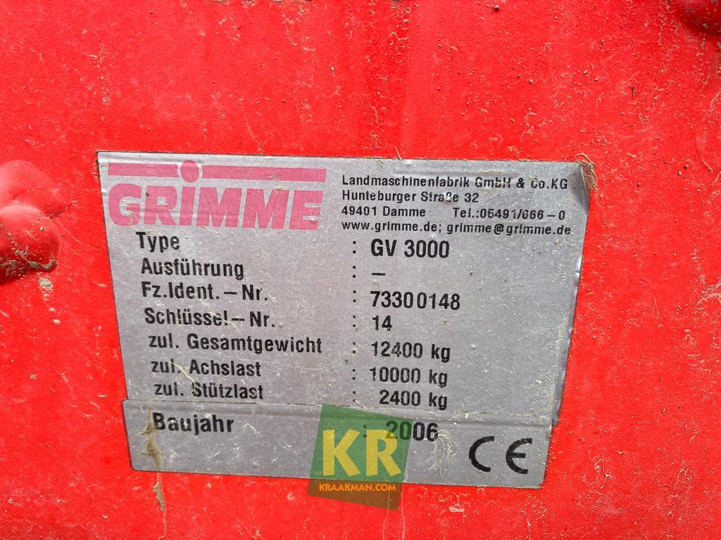 Aardappelrooier GV 3000 Grimme