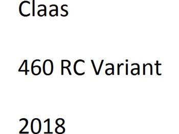 Ronde balenpers CLAAS 460 RC Variant: afbeelding 1