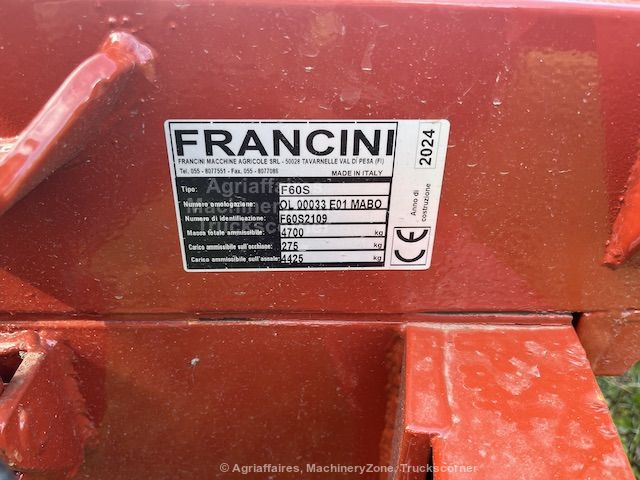 Nieuw Platte landbouwwagen Francini F60S: afbeelding 4