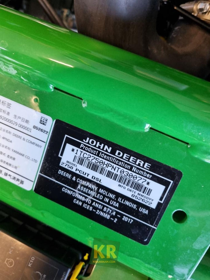 Gazonmaaier 2750 precisioncut Greenmaaier John Deere
