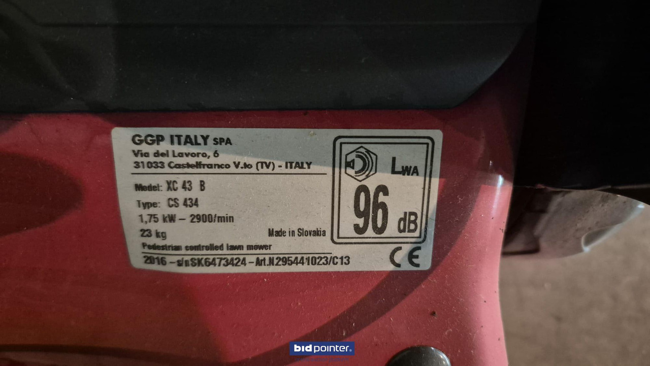 Gazonmaaier Castelgarden XC 43 B