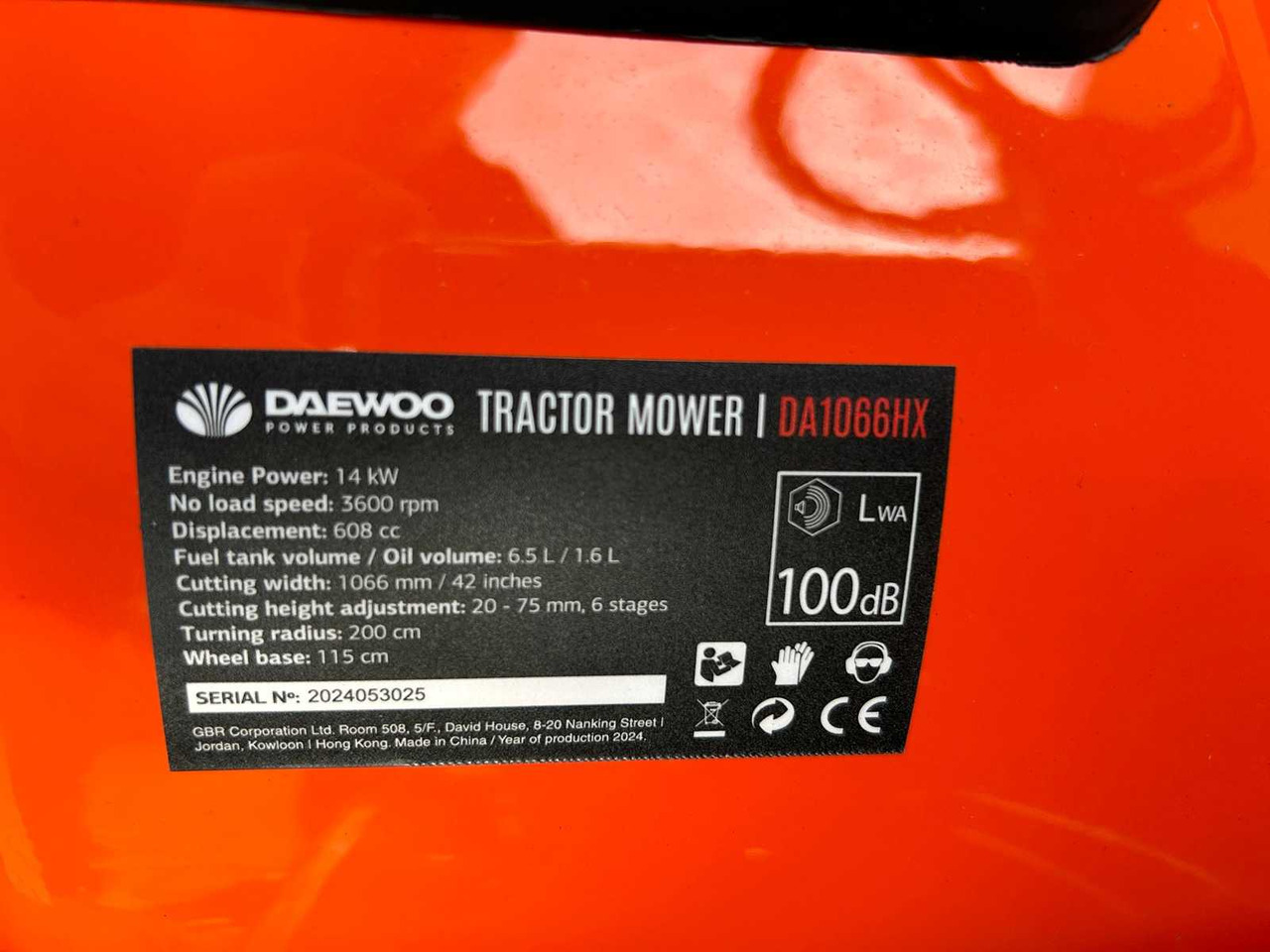 Gazonmaaier Daewoo DA1066HX