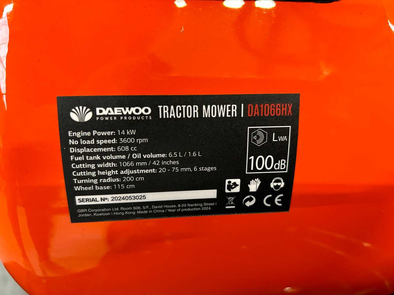 Gazonmaaier Daewoo DA1066HX