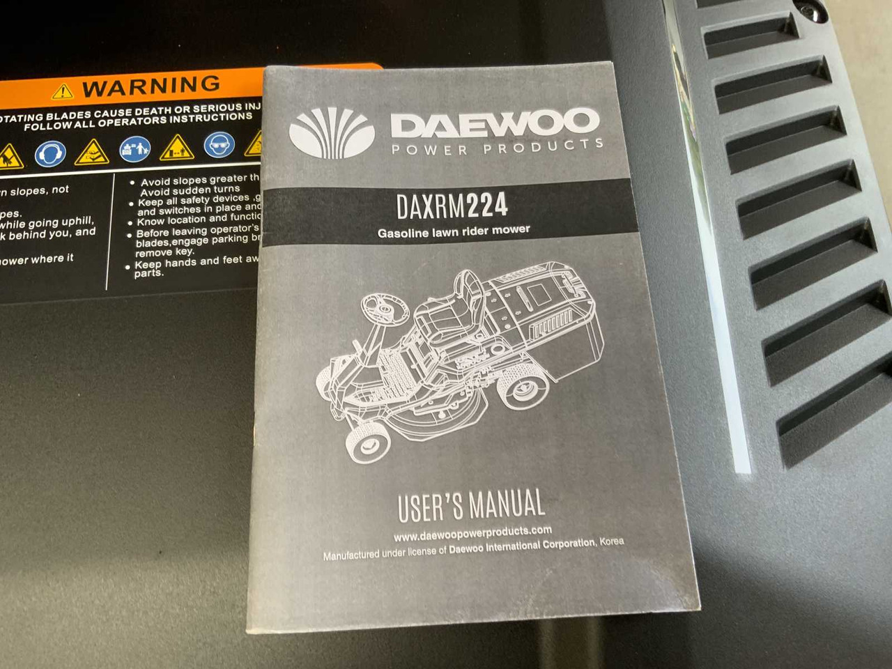 Gazonmaaier Daewoo DAXRM224