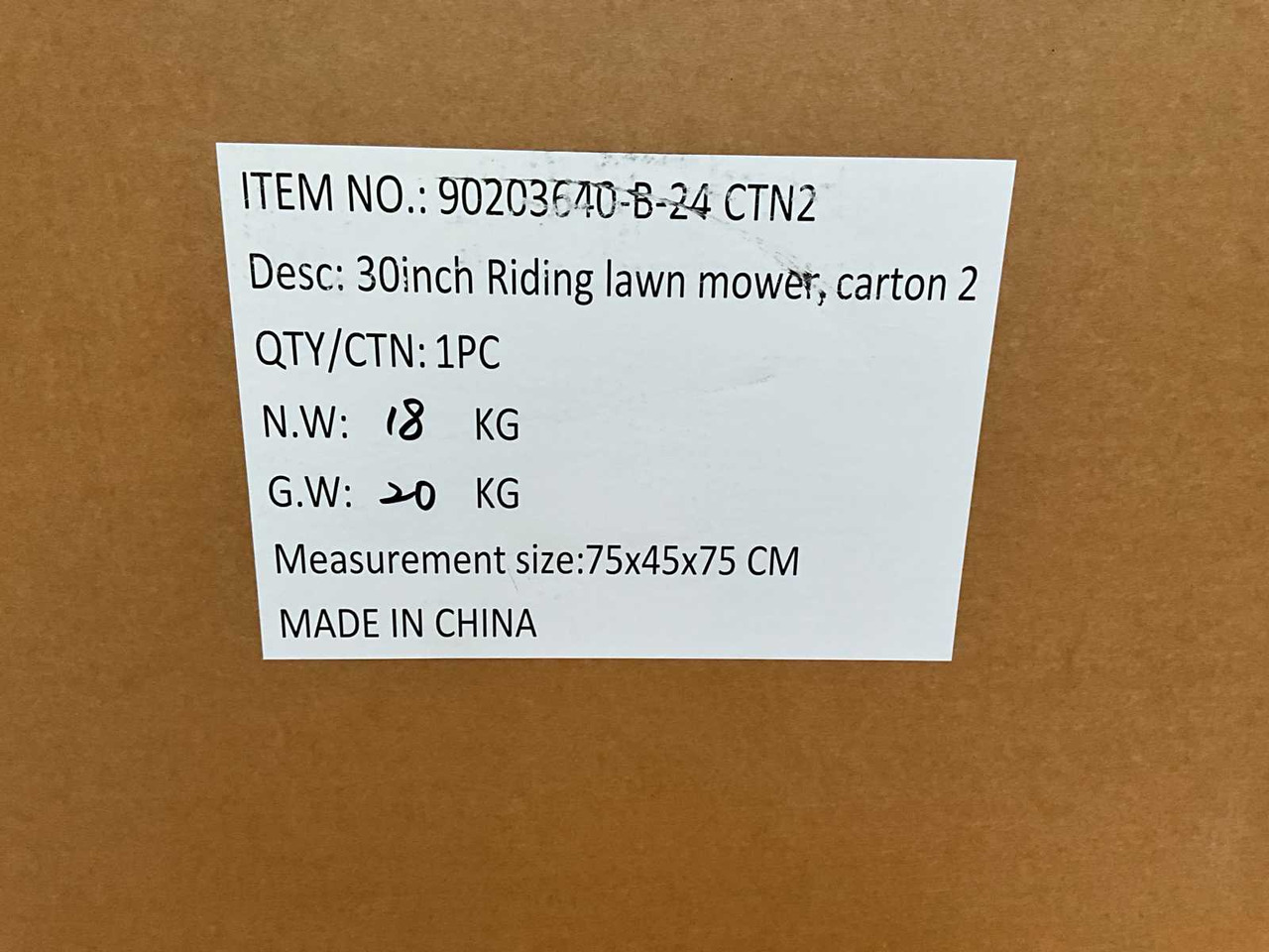 Gazonmaaier HH 30 inch