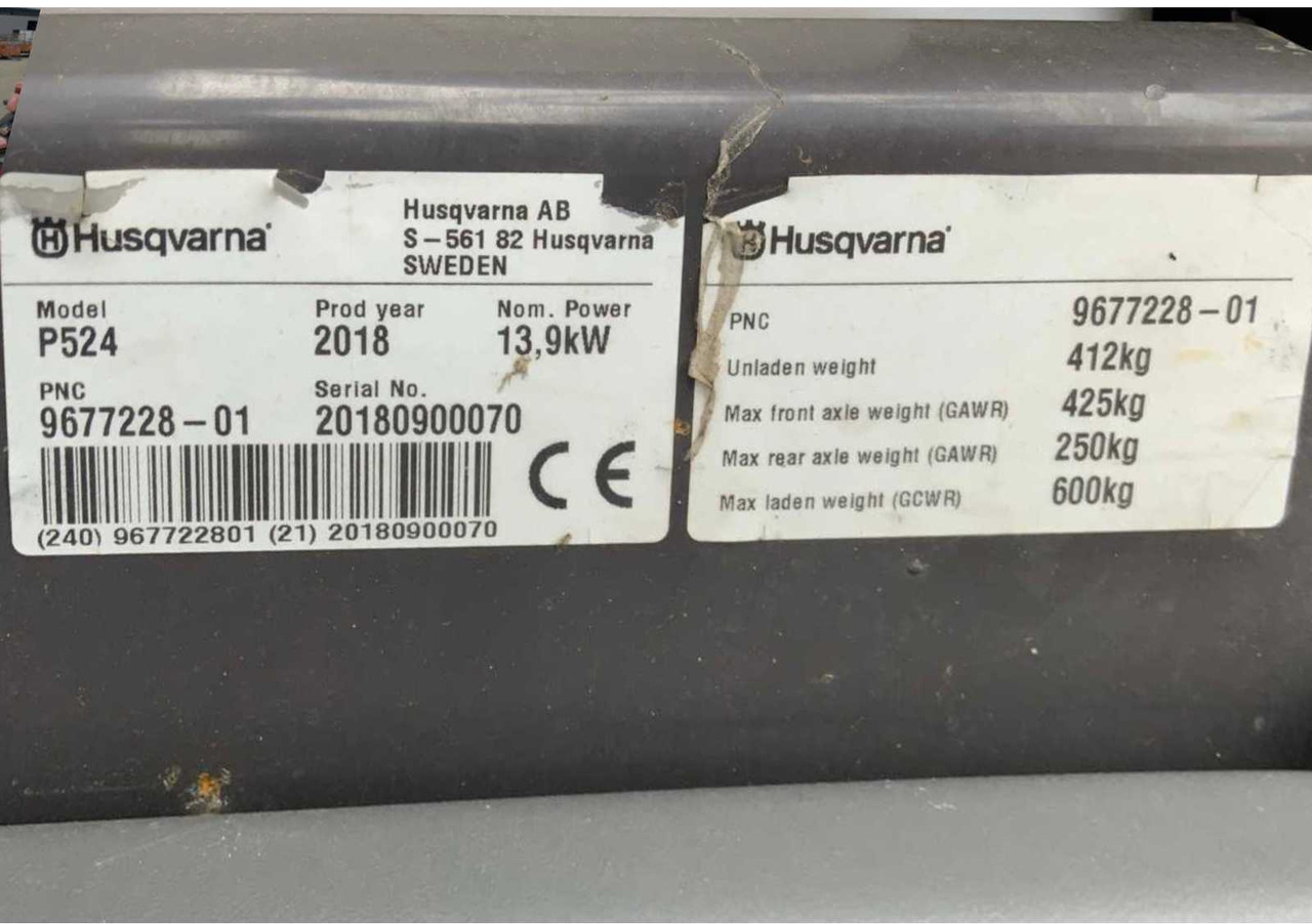 Gazonmaaier Husqvarna P524
