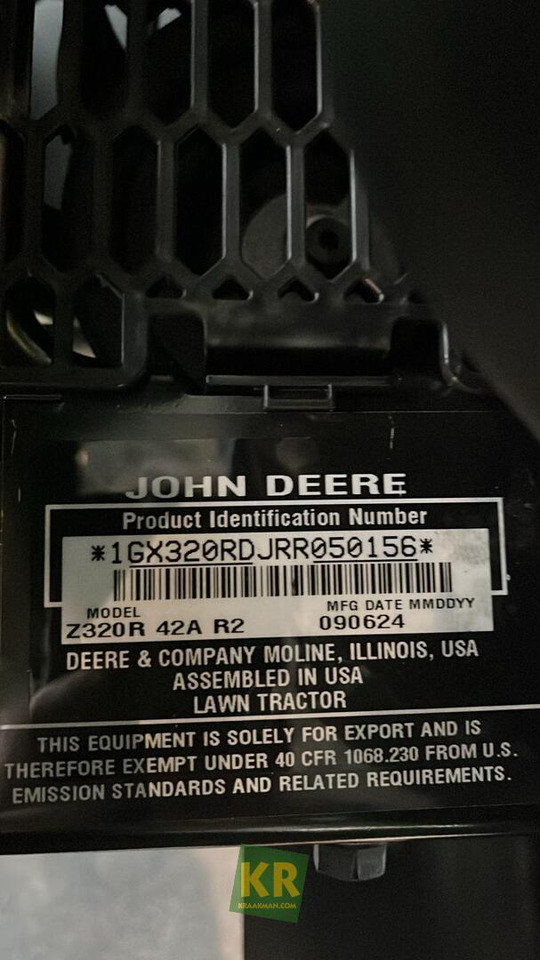 Gazonmaaier John Deere Z320R