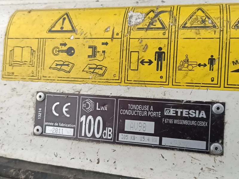 Gazonmaaier Maaier Etesia Twenty One HP