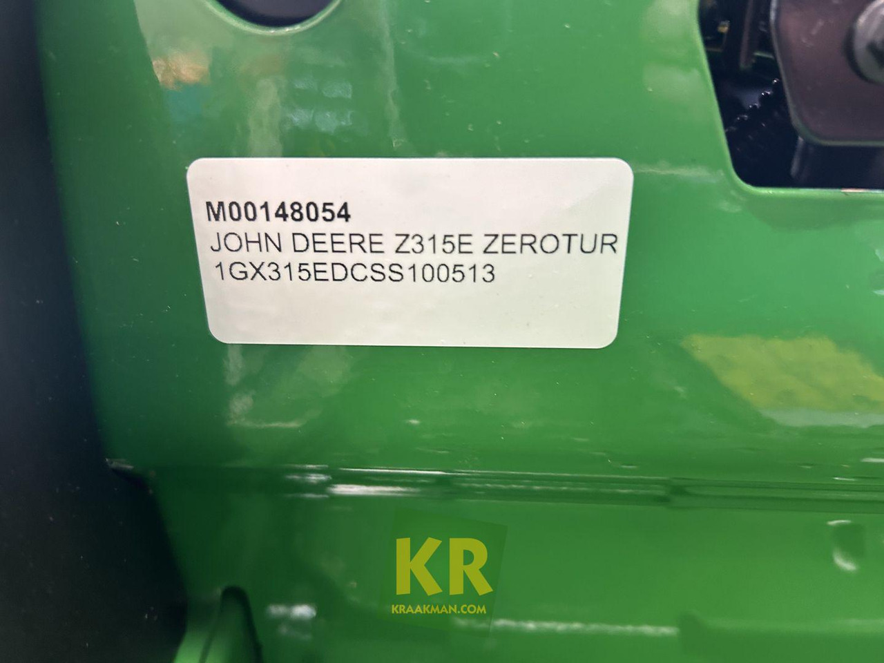 Gazonmaaier Z315E Zeroturn maaier John Deere