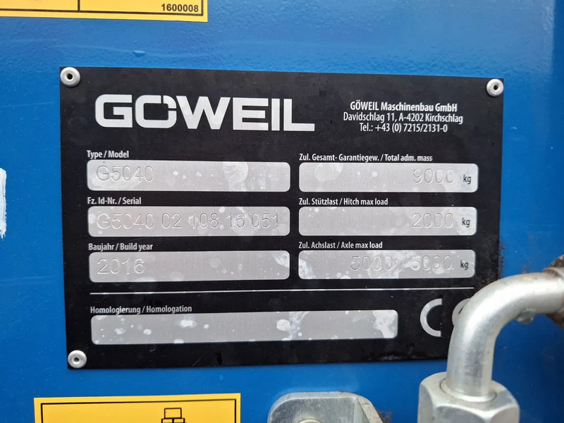 Landbouwmachine Göweil G-1F125