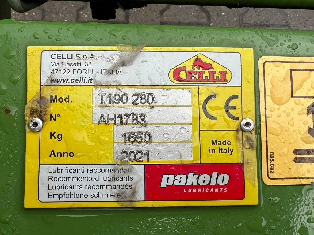 Grondbewerking toebehoor Celli Tiger 190 frees
