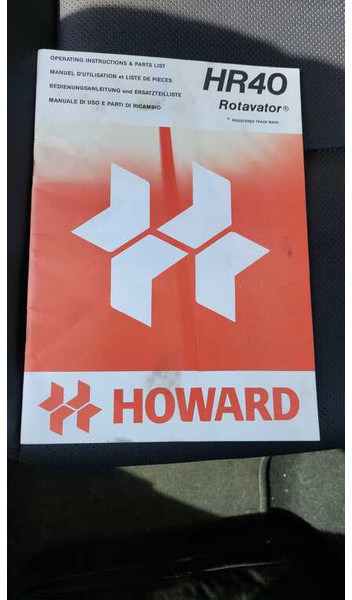 Grondbewerking toebehoor Howard HR 40-205