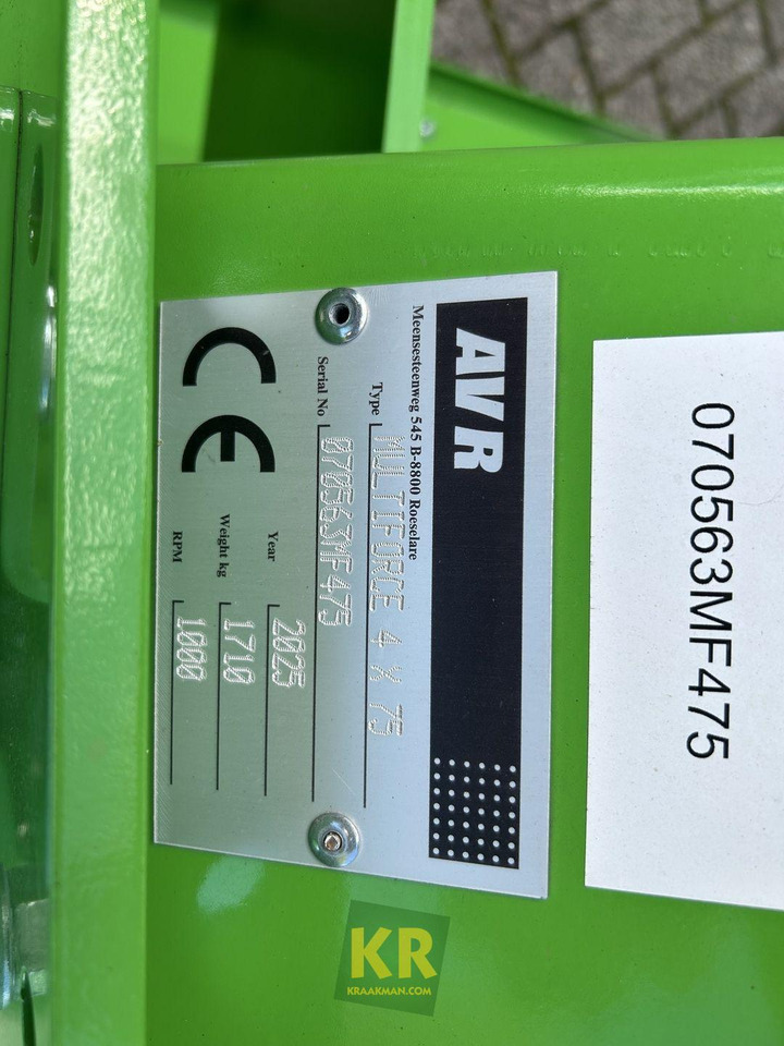 Grondbewerking toebehoor MultiForce AVR