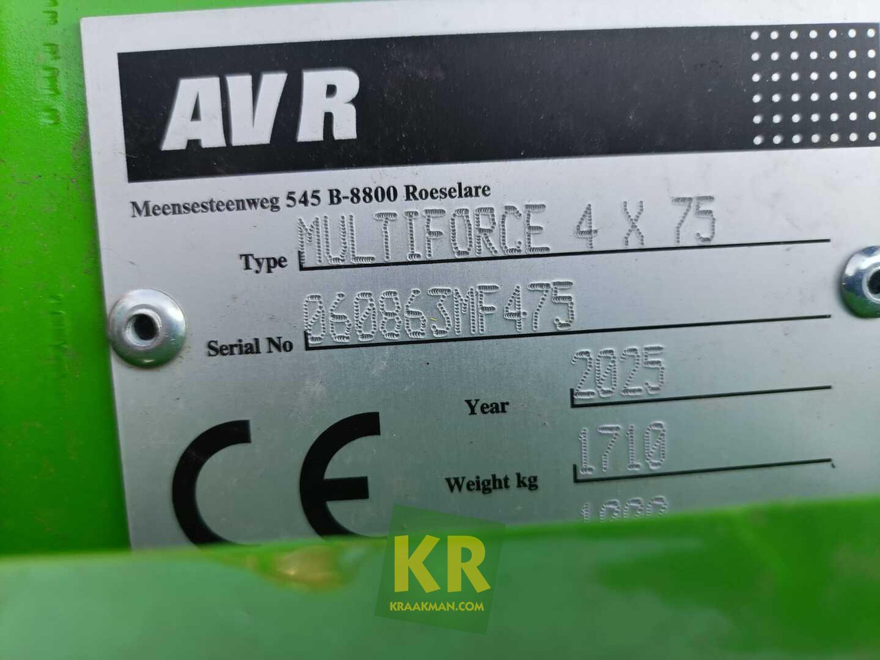 Grondbewerking toebehoor MultiForce AVR